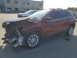 Salvage cars for sale at Wilmer, TX auction: 2019 Jeep Cherokee Latitude