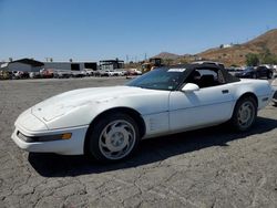 Salvage cars for sale at Colton, CA auction: 1991 Chevrolet Corvette