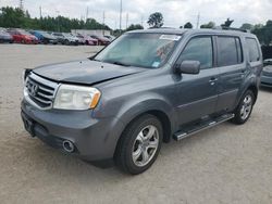 Honda salvage cars for sale: 2012 Honda Pilot Exln