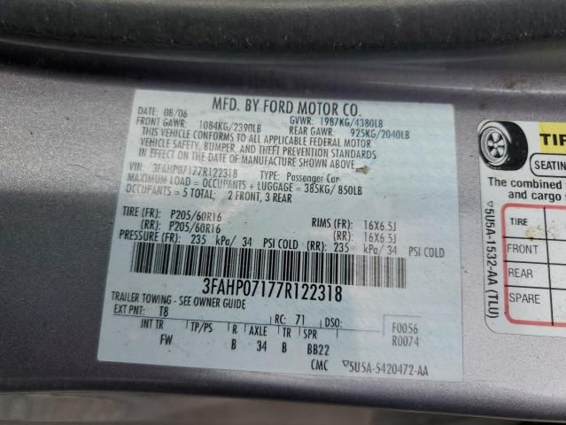 2007 Ford Fusion SE