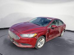 Salvage vehicles for parts for sale at auction: 2018 Ford Fusion SE Hybrid