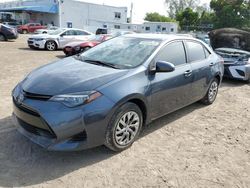 Salvage cars for sale from Copart Opa Locka, FL: 2018 Toyota Corolla L