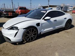 Salvage cars for sale at Los Angeles, CA auction: 2022 Porsche Taycan