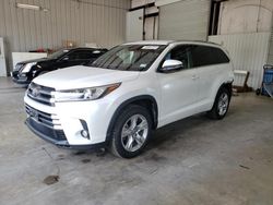 Salvage cars for sale from Copart Lufkin, TX: 2017 Toyota Highlander Limited