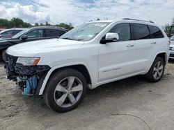 Jeep Grand Cherokee salvage cars for sale: 2014 Jeep Grand Cherokee Overland