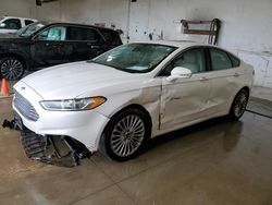 Salvage cars for sale at Portland, MI auction: 2015 Ford Fusion Titanium