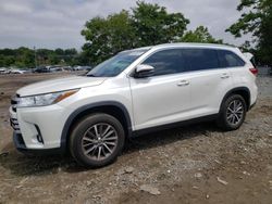 Salvage cars for sale from Copart Baltimore, MD: 2019 Toyota Highlander SE