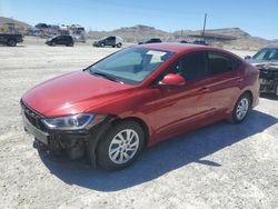 Salvage cars for sale from Copart North Las Vegas, NV: 2017 Hyundai Elantra SE