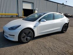 Salvage cars for sale from Copart Portland, OR: 2019 Tesla Model 3