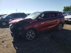 Salvage cars for sale at Greenwood, NE auction: 2016 KIA Sorento SX