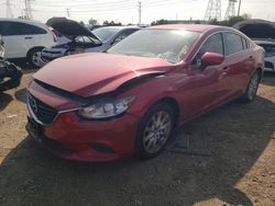 Salvage cars for sale from Copart Elgin, IL: 2015 Mazda 6 Sport