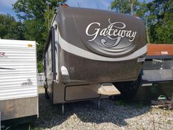 Salvage trucks for sale at West Warren, MA auction: 2014 Heartland Gateway