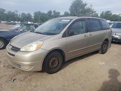 Toyota Sienna CE salvage cars for sale: 2005 Toyota Sienna CE