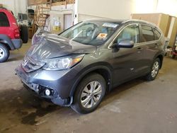 Salvage cars for sale from Copart Ham Lake, MN: 2013 Honda CR-V EXL