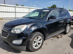 Chevrolet salvage cars for sale: 2017 Chevrolet Equinox LT