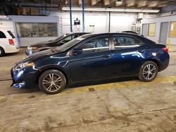 Toyota Corolla salvage cars for sale: 2018 Toyota Corolla L