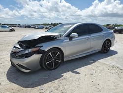 Salvage cars for sale at West Palm Beach, FL auction: 2019 Toyota Camry XSE
