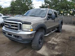 Salvage cars for sale from Copart Denver, CO: 2002 Ford F250 Super Duty