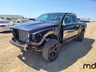 Salvage cars for sale from Copart Rocky View County, AB: 2021 Dodge RAM 1500 Classic Tradesman