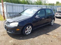 Salvage cars for sale at Bowmanville, ON auction: 2007 Volkswagen New GTI