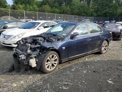 Salvage cars for sale at Waldorf, MD auction: 2010 BMW 535 XI