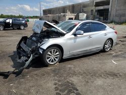 Salvage cars for sale from Copart Fredericksburg, VA: 2014 Infiniti Q50 Base