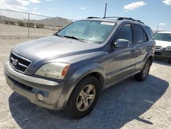 Salvage cars for sale at North Las Vegas, NV auction: 2003 KIA Sorento EX