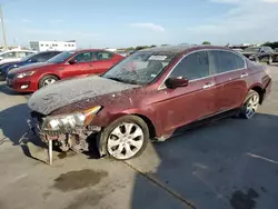 Salvage cars for sale at Grand Prairie, TX auction: 2009 Honda Accord EXL