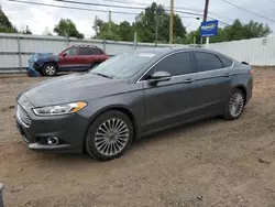 Salvage cars for sale at Hillsborough, NJ auction: 2015 Ford Fusion Titanium