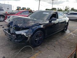 Salvage cars for sale at Chicago Heights, IL auction: 2017 Audi A4 Premium