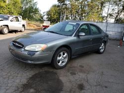 Ford Taurus ses salvage cars for sale: 2002 Ford Taurus SES