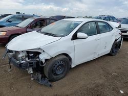 Salvage cars for sale from Copart Brighton, CO: 2019 Toyota Corolla L