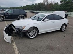 Salvage cars for sale from Copart Brookhaven, NY: 2016 Audi A6 Premium Plus