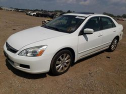 Honda Accord ex salvage cars for sale: 2007 Honda Accord EX