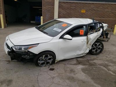 Salvage cars for sale from Copart Wheeling, IL: 2020 KIA Forte FE