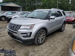 Salvage cars for sale from Copart Seaford, DE: 2016 Ford Explorer Limited