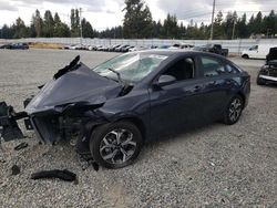 Salvage cars for sale at Graham, WA auction: 2021 KIA Forte FE