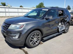 Vehiculos salvage en venta de Copart Littleton, CO: 2016 Ford Explorer Sport