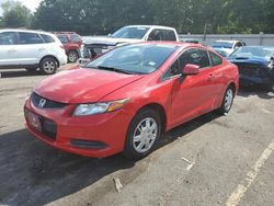 Carros dañados por inundaciones a la venta en subasta: 2012 Honda Civic LX