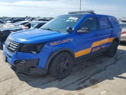 Ford salvage cars for sale: 2018 Ford Explorer Police Interceptor