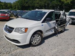 Salvage cars for sale at North Billerica, MA auction: 2016 Dodge Grand Caravan SE