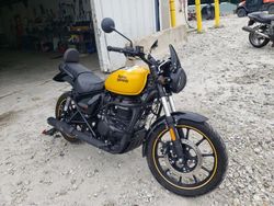 Salvage motorcycles for sale at Warren, MA auction: 2022 Royal Enfield Motors Meteor 350