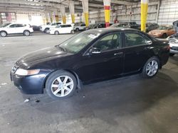 Salvage cars for sale at Woodburn, OR auction: 2005 Acura TSX