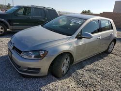 Salvage cars for sale at Mentone, CA auction: 2017 Volkswagen Golf S