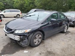 Salvage cars for sale from Copart Austell, GA: 2015 Honda Civic LX