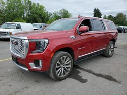 Salvage cars for sale from Copart Portland, OR: 2021 GMC Yukon XL Denali