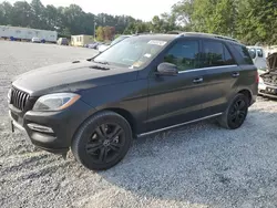 Salvage cars for sale from Copart Fairburn, GA: 2013 Mercedes-Benz ML 350 4matic