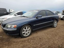 Salvage cars for sale from Copart Brighton, CO: 2004 Volvo S60 2.5T