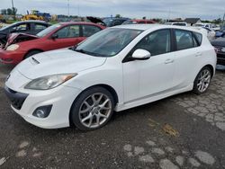 Salvage cars for sale at Woodhaven, MI auction: 2012 Mazda Speed 3