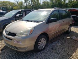 Toyota Sienna CE salvage cars for sale: 2005 Toyota Sienna CE